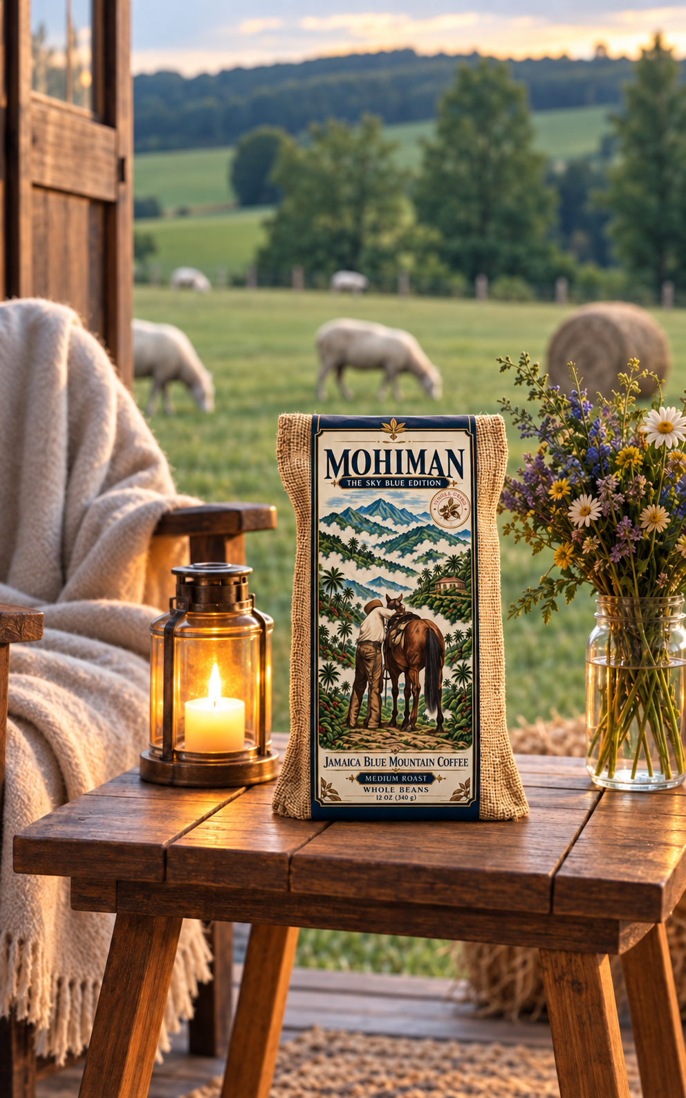Mohiman Jamaica Blue Mountain Coffee, Sky Blue Edition, Medium Roast, Single Farm